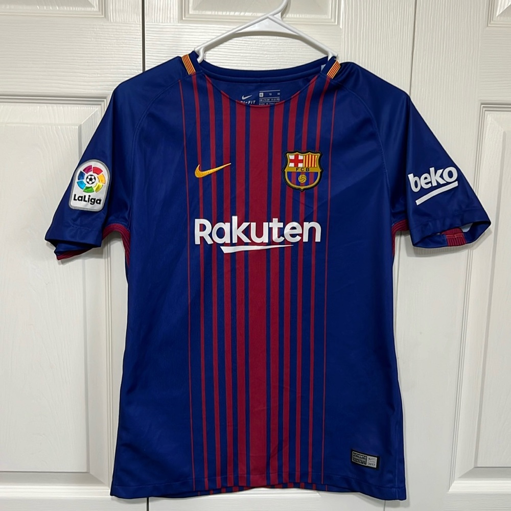 Nike Dri-fit FCB Rakuten 2017 Soccer Jersey Youth XL